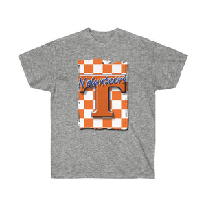 Orange Checkerboard T