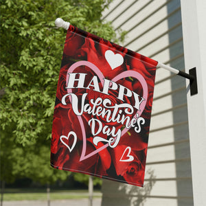 Happy Valentine's Day House Flag - Model 1