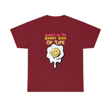 Load image into Gallery viewer, Always on the Sunny Side T-shirt - cardinal red
