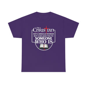 I'm a Christian - purple