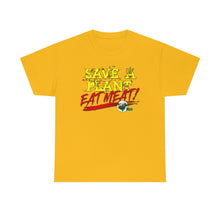 Load image into Gallery viewer, save a plant, eat meat t-shirt - orange
