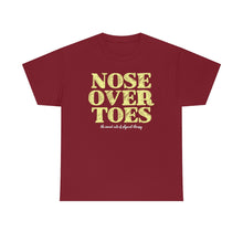 Load image into Gallery viewer, nose over toes - t-shirt - cardinal red
