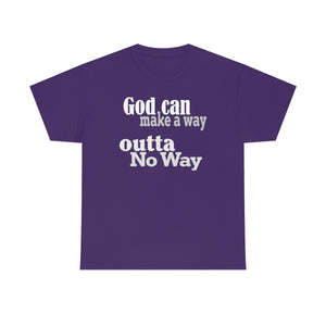 God can make a way - purple