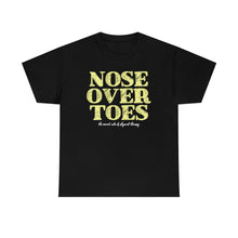 Load image into Gallery viewer, nose over toes - t-shirt - black
