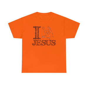 I Love Jesus Sign Language - orange