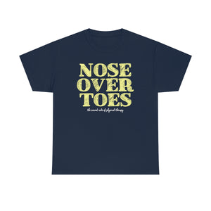 nose over toes - t-shirt - navy