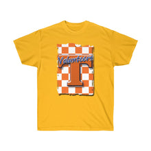 Load image into Gallery viewer, Orange Checkerboard T
