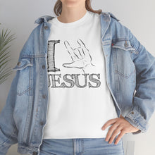 Load image into Gallery viewer, I Love Jesus with Sign Language for Love
