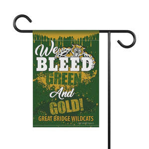 Great Bridge Wildcats Garden Flag - left