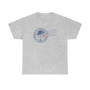 Banana Rat Republic postage t-shirt - sport grey