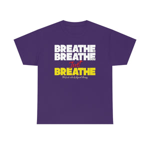 Breath In  Breath Out t-shirt - purple