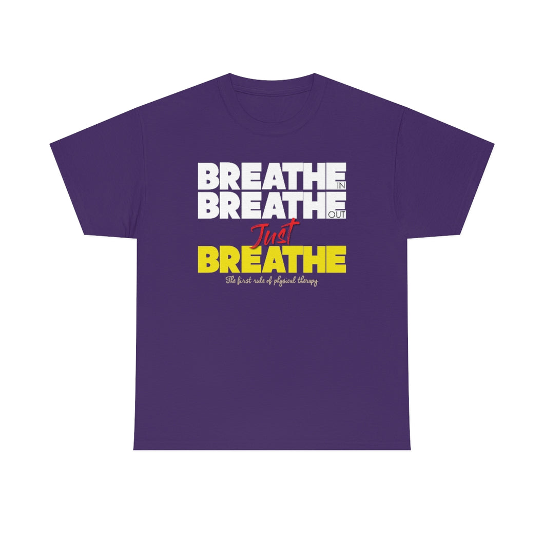 Breath In  Breath Out t-shirt - purple