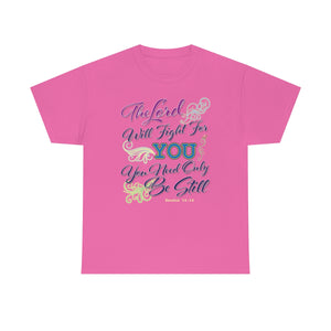 Exodus 14 t-shirt - azalea