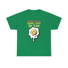 Load image into Gallery viewer, Always on the Sunny Side T-shirt - antique Irish green
