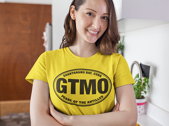 GTMO Window Sticker for T-shirts