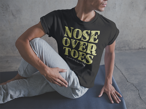 nose over toes - t-shirt - model