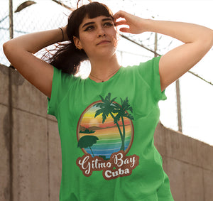 Gitmo Bay Cuba - Retro Style Tee